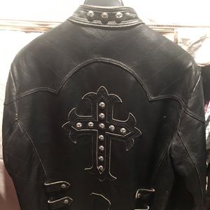 Affliction leather jacket